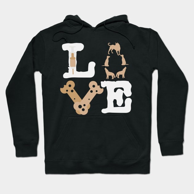 Veterinary Medicine Love | Veterinarian Vet Vets Hoodie by DesignatedDesigner